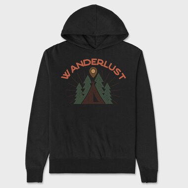 Wanderlust, Hanorac Oversize Barbati (Unisex)