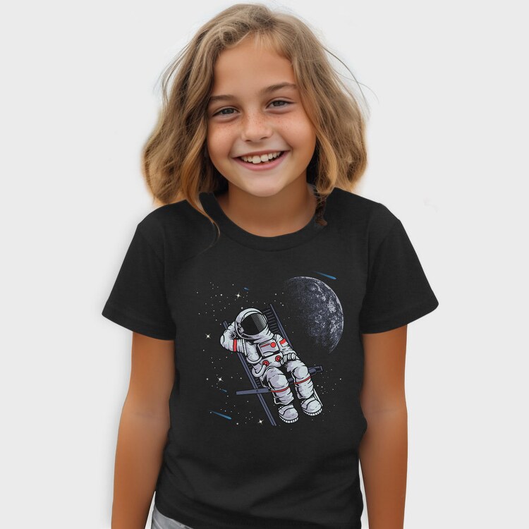 Space Moon Astronaut, Tricou Copii