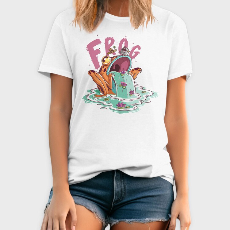 Frogsplash Froggy, Tricou Barbati (Unisex)