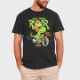 Dino Rider Free, Tricou Barbati (Unisex)