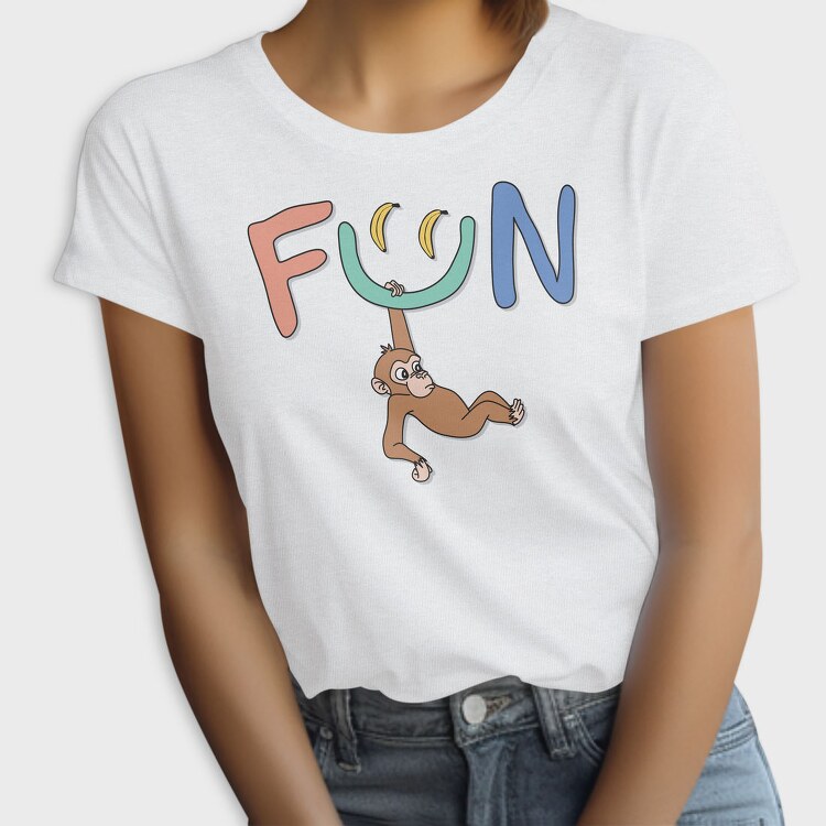 Fun Monkey Bananas, Tricou Femei
