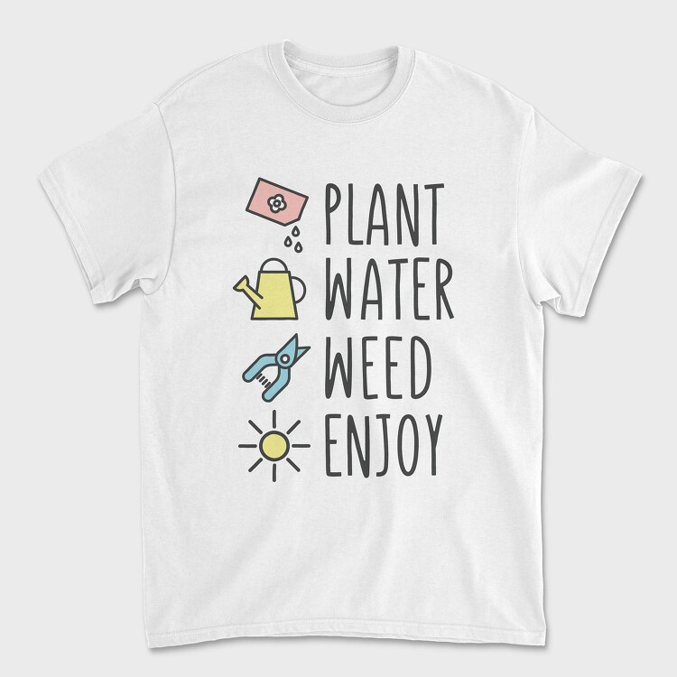 Enjoy Gardening, Tricou Barbati (Unisex)