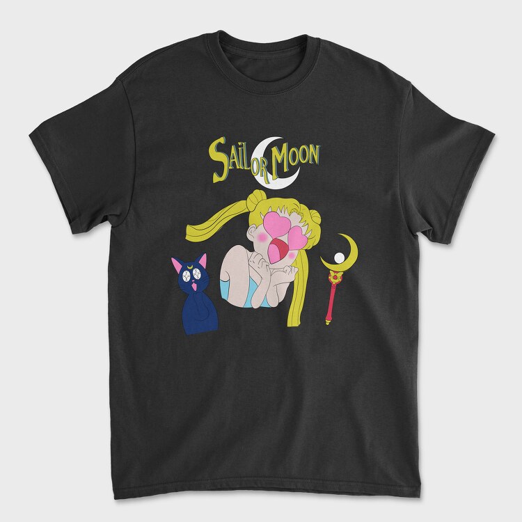 Sailor Moon 19, Tricou Barbati (Unisex)