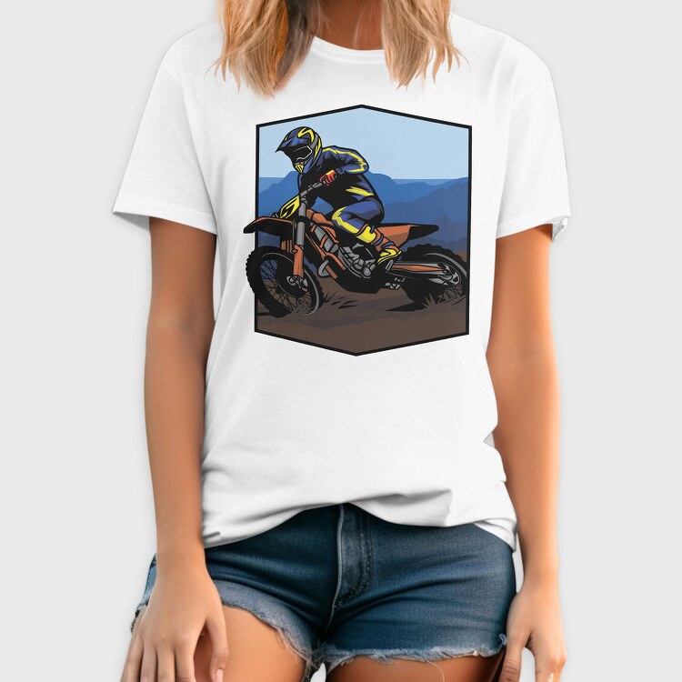 Dirt Bike Rider, Tricou Barbati (Unisex)