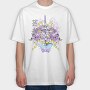 Purple Dragon Sword, Tricou Oversize Barbati (Unisex)