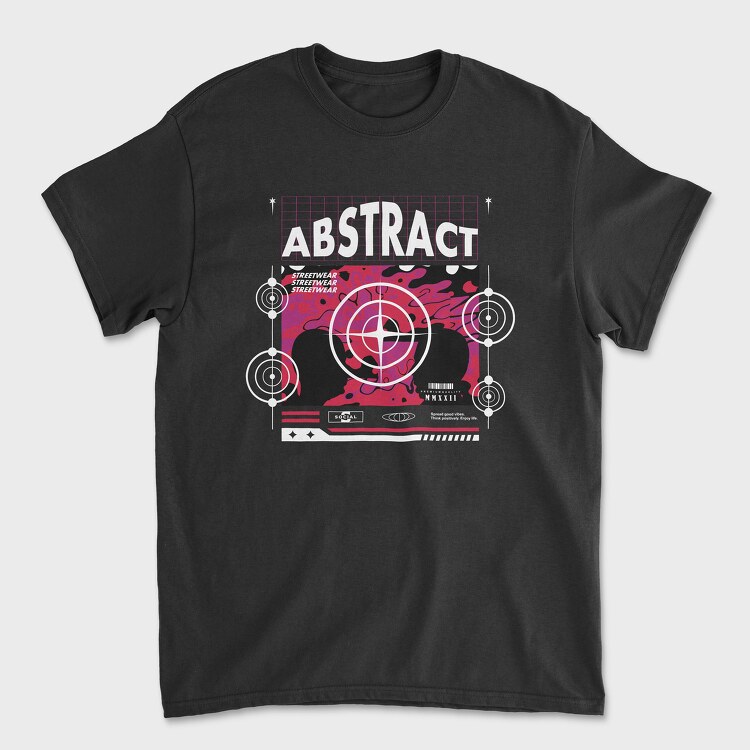 Abstract Streetwear Design, Tricou Barbati (Unisex)