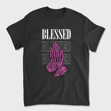 Blessed Skeleton Hands, Tricou Barbati (Unisex)