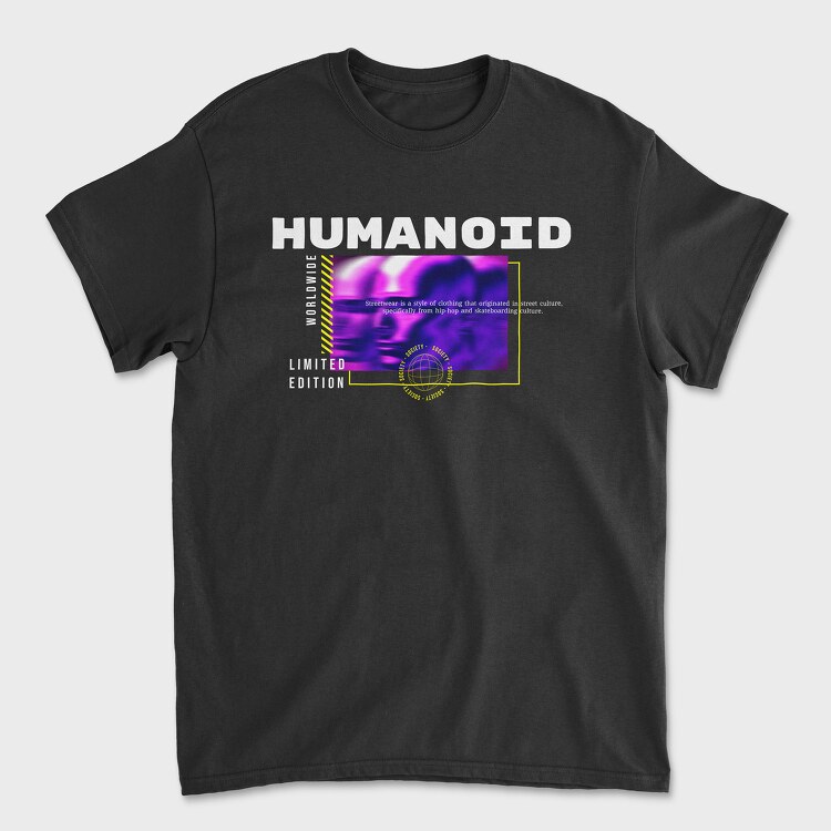 Humanoid, Tricou Barbati (Unisex)