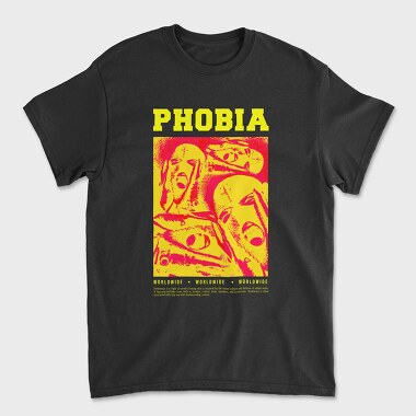 Phobia, Tricou Barbati (Unisex)