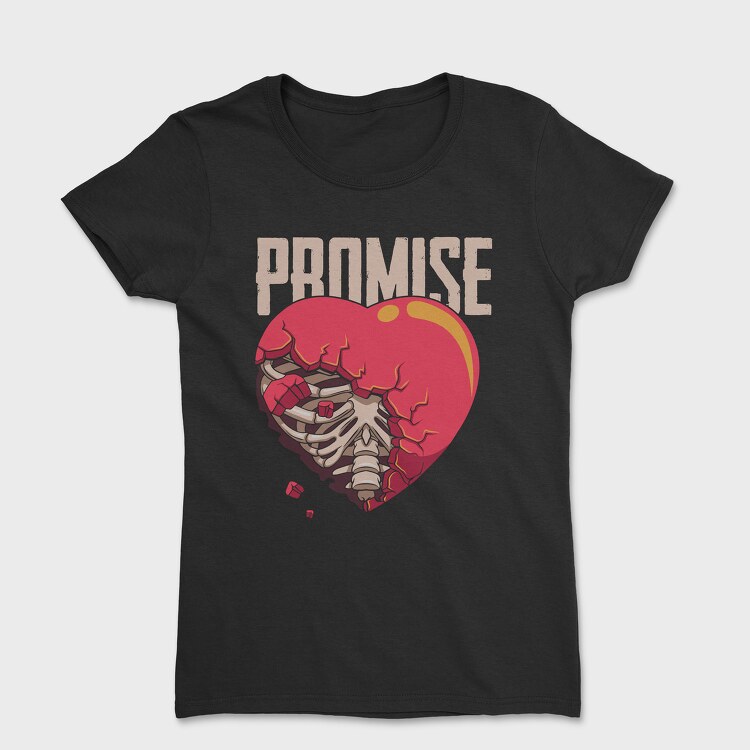 Promise Heart Skeleton, Tricou Femei