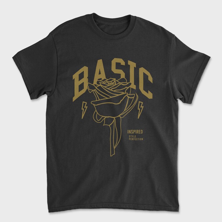 Rose Basic, Tricou Barbati (Unisex)