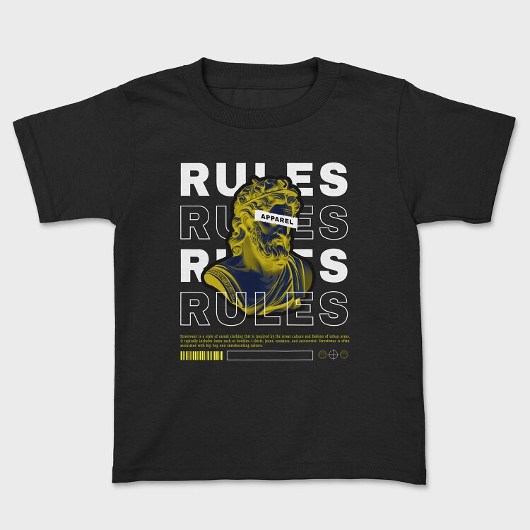 Rules Yellow, Tricou Copii