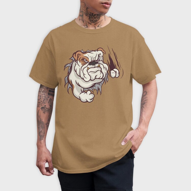 Bull Dog, Tricou Barbati (Unisex)
