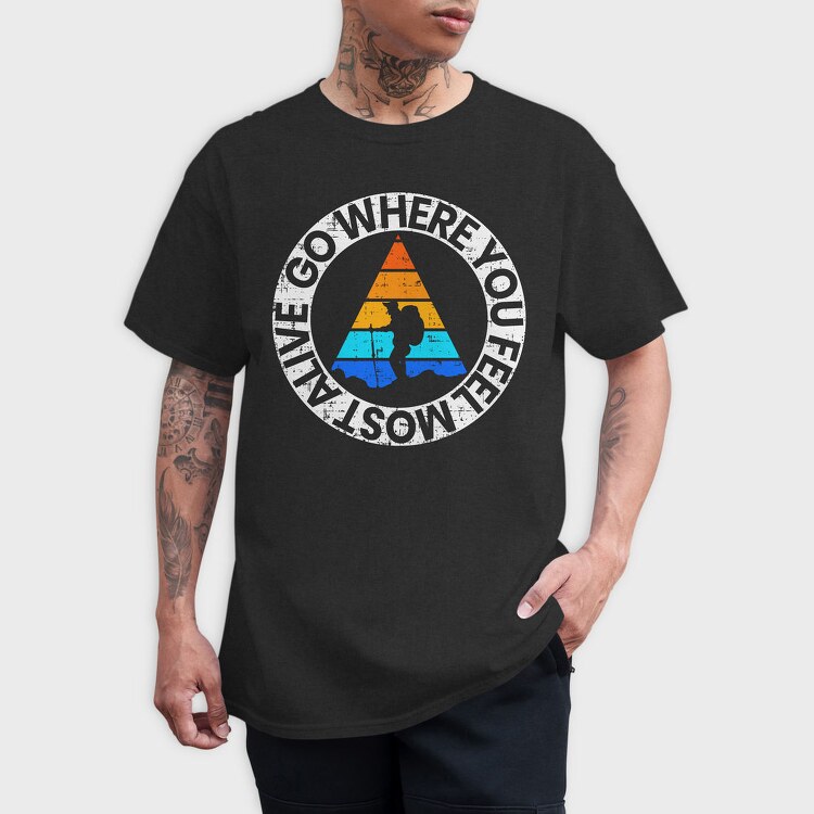 Pyramid Of Needs, Tricou Barbati (Unisex)