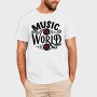 Music Onoff Vibes, Tricou Barbati (Unisex)