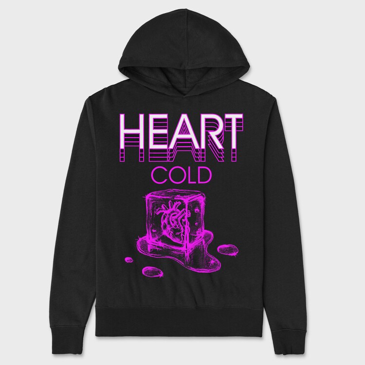 Cold Heart Purple, Hanorac Oversize Barbati (Unisex)