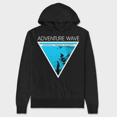 Adventure Wave, Hanorac Oversize Barbati (Unisex)