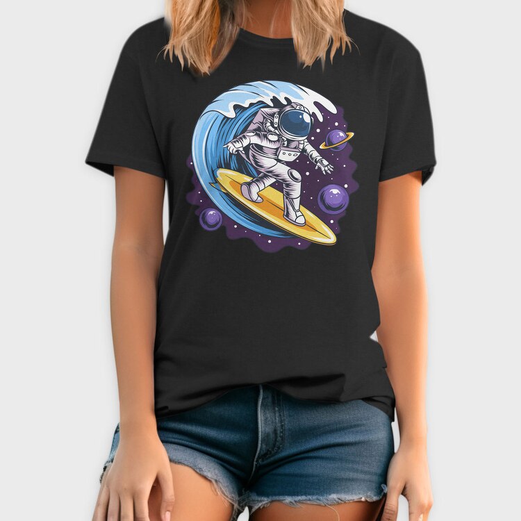 Space Surfer, Tricou Barbati (Unisex)
