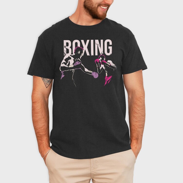 Boxing, Tricou Barbati (Unisex)