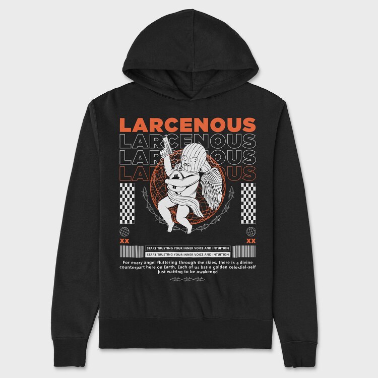 Larcenous, Hanorac Oversize Barbati (Unisex)