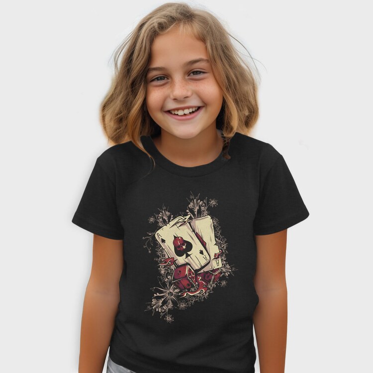 Ace Of Spades Skull, Tricou Copii