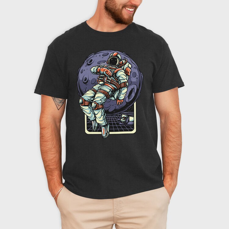 Spacewalk Astronaut, Tricou Barbati (Unisex)