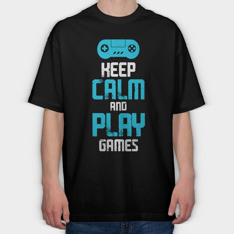 Calmplay, Tricou Oversize Barbati (Unisex)