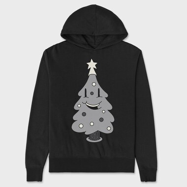 Hanorac Barbati (Unisex), Christmas Tree Retro