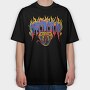 Spectacular Fire Snake, Tricou Oversize Barbati (Unisex)