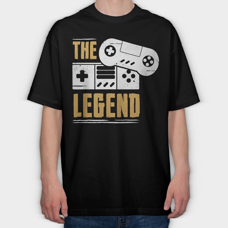 The Legend, Tricou Oversize Barbati (Unisex)