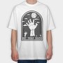 Not Today Death Hand, Tricou Oversize Barbati (Unisex)