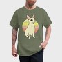 Chihuahua Retro Sunset, Tricou Barbati (Unisex)