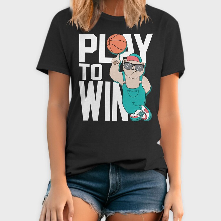 Basketball Bear Cool, Tricou Barbati (Unisex)