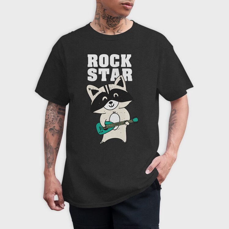 Rockstar Raccoon, Tricou Barbati (Unisex)