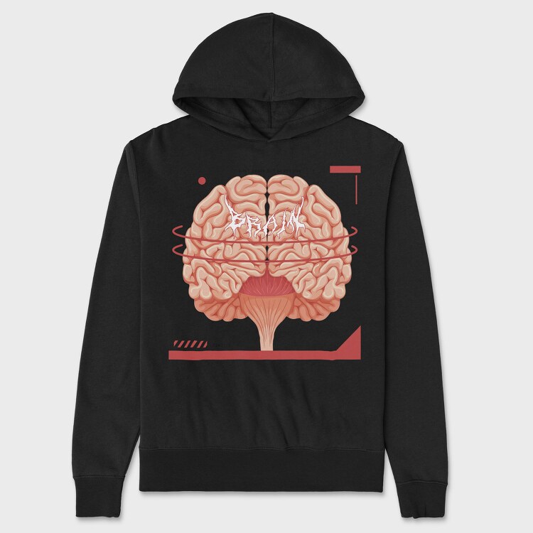 Have Brain but Never Use, Hanorac Oversize Barbati (Unisex)