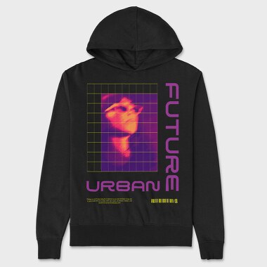 Urban Future, Hanorac Oversize Barbati (Unisex)