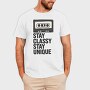 Stay Classy Tape, Tricou Barbati (Unisex)