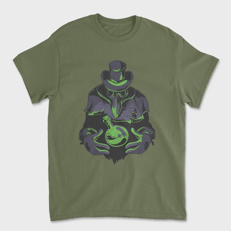 Plague Doctor Alchemy, Tricou Barbati (Unisex)