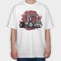 Truck Teeth Danger, Tricou Oversize Barbati (Unisex)
