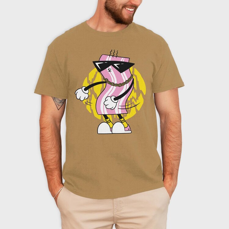 Bacon Floss, Tricou Barbati (Unisex)