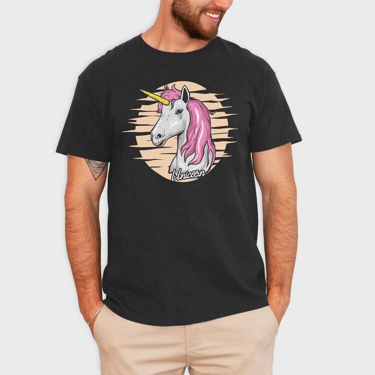 Unicorn Mane Magic, Tricou Barbati (Unisex)