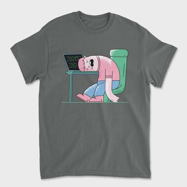 Tricou Barbati (Unisex), Man Sleeping On Desk