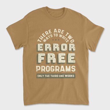 Tricou Barbati (Unisex), Programmer Error