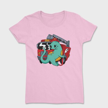 Firefighter Dinosaur, Tricou Femei