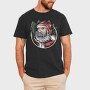 Santas Pine Wreath, Tricou Barbati (Unisex)