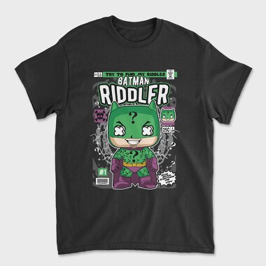 Batman Riddler, Tricou Barbati (Unisex)