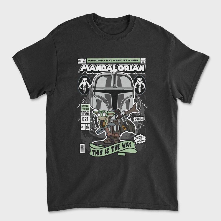 Mandalorian, Tricou Barbati (Unisex)