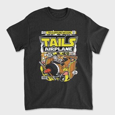 Sonic Tails Airplane, Tricou Barbati (Unisex)