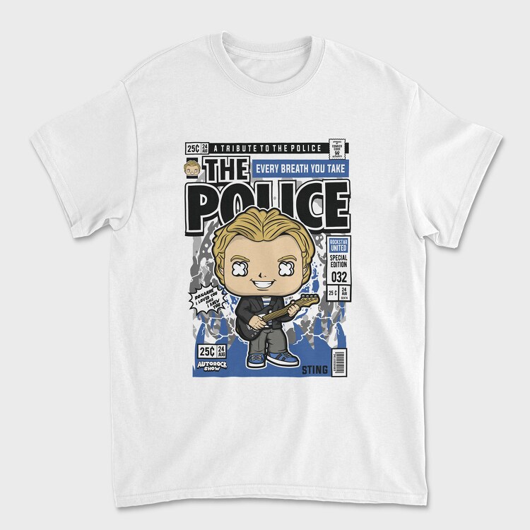 The Police Sting, Tricou Barbati (Unisex)