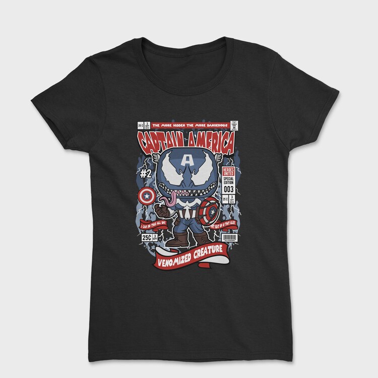 Venom Captain America, Tricou Femei